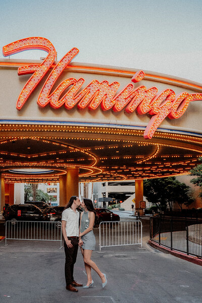 A couples session at the Flamingo