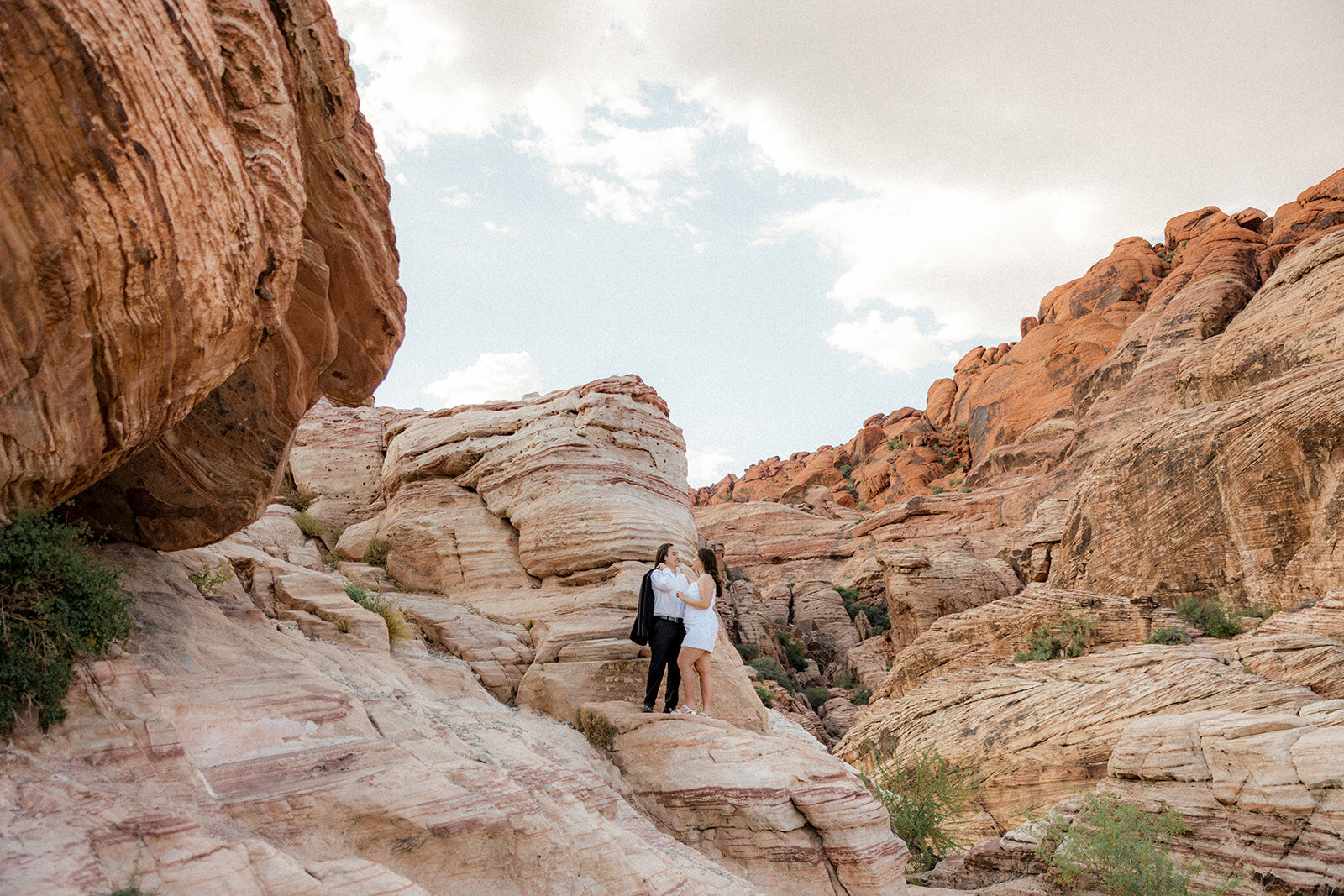An engagement story at Red Rock Canyon